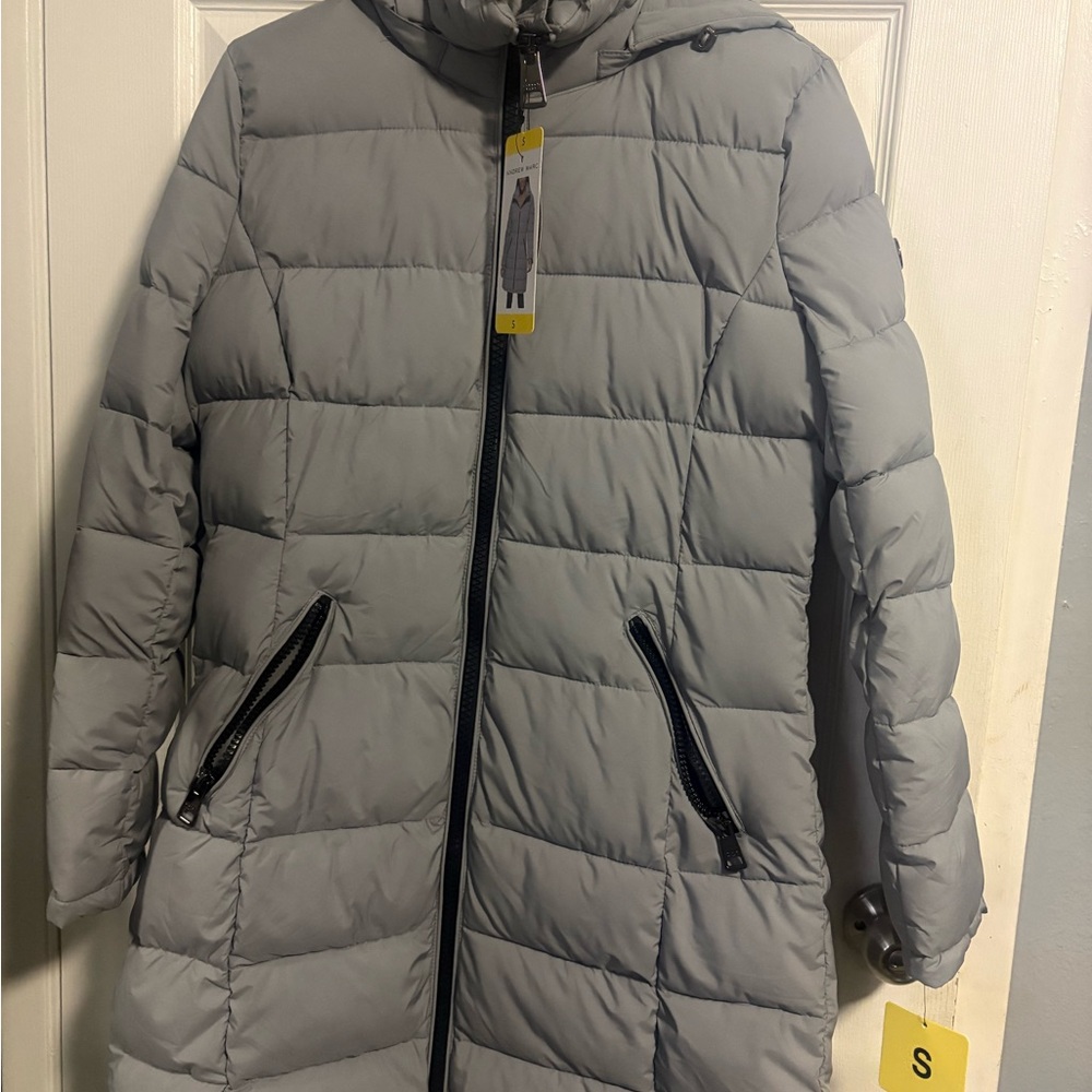 Andrew Marc Gray Puffer Jackets